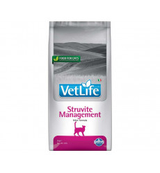 Лечебный Сухой Корм Farmina (Фармина) Для Кошек При Мочекаменной Болезни (МКБ) Струвиты и Цистите Vet Life Cat Management Struvite 5кг 031877