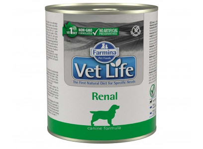 Лечебные Консервы Для Собак Farmina (Фармина) При Заболеваниях Почек Vet Life Dog Renal 300г 102826 