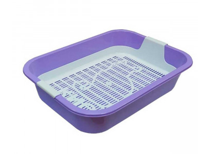 Туалет Zooexpress (Зооэкспресс) Для Кошек Мегакис с Сеткой 45,5*34*10см 11160 