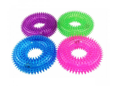 Игрушка Для Собак Догман Кольцо Пищащее Светящееся 12см 