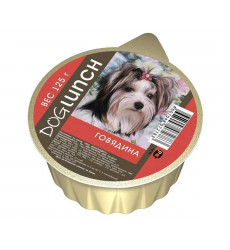 Консервы Для Собак Dog Lunch (Дог Ланч) Говядина Крем-Суфле Ламистер 125г
