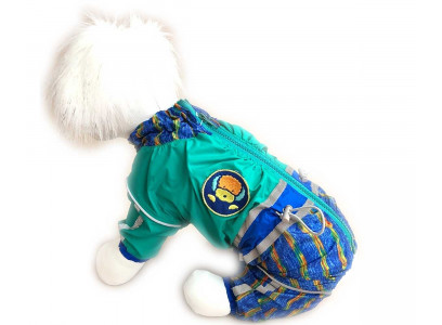 Дождевик Для Собак Миниатюрных Пород Dog Полоска 12 Мальчик Изумруд Pet Fashion (Пет Фешн)