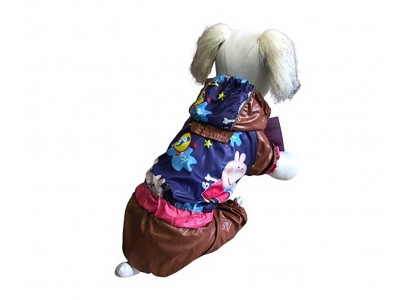 Дождевик Для Собак Миниатюрных Пород Пеппа 10 Коричневый Pet Fashion (Пет Фешн) 