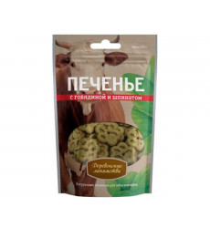 Деревенские Лакомства Для Собак 100г Печенье Говядина/Шпинат 72504048