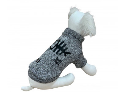 Толстовка-Бомбер Для Собак Миниатюрных Пород Fish L Серый Pet Fashion (Пет Фешн) 