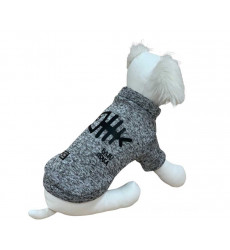Толстовка-Бомбер Для Собак Миниатюрных Пород Fish L Серый Pet Fashion (Пет Фешн)