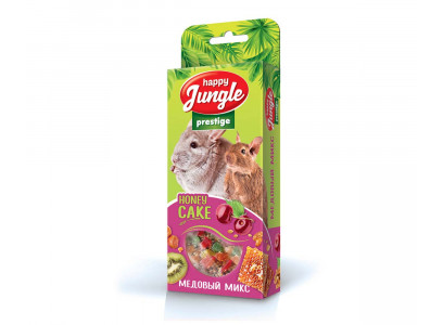 Лакомство Для Грызунов Корзиночки Happy Jungle Престиж Медовый Микс 85г 3шт J506 (1*20)
