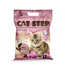Наполнитель Для Кошачьего Туалета Cat Step (Кэт Стэп) Tofu Lotus 12л Комкующийся Растительный 20333007
