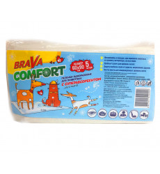 Пеленки Для Кошек и Собак Brava (Брава) Comfort с Суперабсорбентом 60*90см 5шт