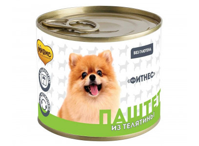 Консервы Для Собак Мнямс Фитнес Телятина Паштет Диетические 200г 