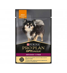 Влажный Корм ProPlan (ПроПлан) Для Собак Мелких Пород Утка в Соусе Adult Duck 85г (1*24)
