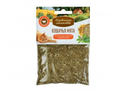 Деревенские Лакомства Кошачья Мята Календула/Корень Солодки 15г 72970032
