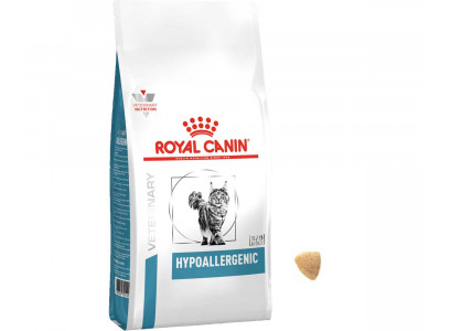 Лечебный Сухой Корм Royal Canin (Роял Канин) Для Кошек При Пищевой Аллергии Veterinary Diet Feline Hypoallergenic DR25 500г 