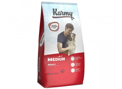 Сухой Корм Karmy (Карми) Для Собак Средних Пород Индейка Medium Adult Turkey 14кг 7869 