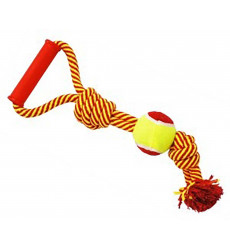 Игрушка Для Собак №1 Грейфер Веревка 2-Узла Мяч Ручка 40см Гр875