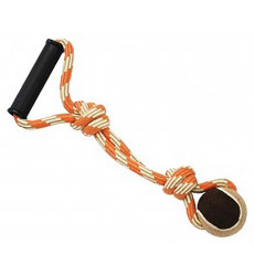 Игрушка Для Собак №1 Грейфер Веревка Мяч Ручка 38см Гр1021