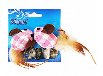 Игрушка Уют Для Кошек Мышка 2шт Иу111