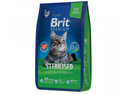Сухой Корм Brit (Брит) Для Стерилизованных Кошек Курица Premium Cat Sterilized Chicken 2кг 5049585 