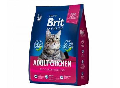 Сухой Корм Brit (Брит) Для Кошек Курица Premium Cat Adult Chicken 2кг 5049646 