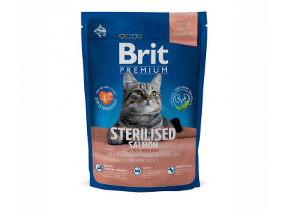 Сухой Корм Brit (Брит) Для Стерилизованных Кошек Лосось и Курица Premium Cat Sterilized Salmon & Chicken 800г 5049844 