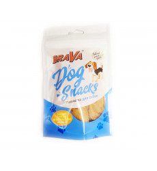 Лакомство Brava (Брава) Для Собак Сушеные Ломтики Из Мяса Индейки 90г (1*50)