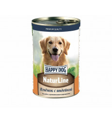 Консервы Happy Dog (Хэппи Дог) Для Собак Ягненок и Индейка Natur Line 410г (1*20) 72243