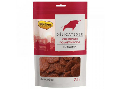 Лакомство Мнямс Стриплойн По-Английски Для Собак 75г 