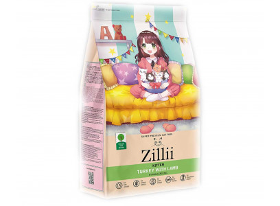 Сухой Корм Zilli (Зилли) Для Котят Индейка и Ягненок Kitten 2кг 5658101 (1*6) 