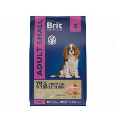 Сухой Корм Brit (Брит) Для Собак Мелких Пород Курица Premium Dog Adult Small 1кг 5049899