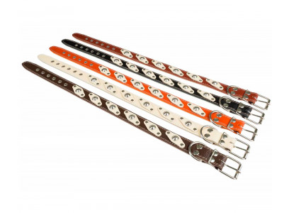 Ошейник Для Собак Брава №36 2 Слоя Украшенный Арт079