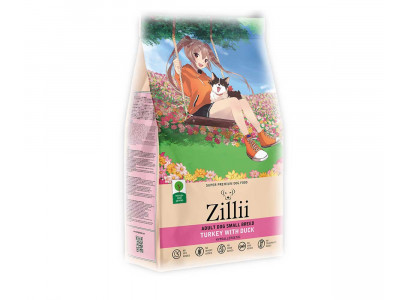 Сухой Корм Zillii (Зилли) Для Собак Мелких Пород Индейка и Утка Adult Dog Small Breed 800г 5658020 (*12) 