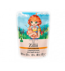 Влажный Корм Zillii (Зилли) Для Стерилизованных Кошек Индейка в Желе Sterilized/Light Cat Turkey 85г 5657053 (1*22)