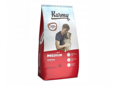 Сухой Корм Karmy (Карми) Для Щенков Средних Пород Индейка 14кг 7868 
