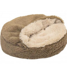 Лежак Дарелэнд Zoom Круглый Furry с Карманом 50*50*17см Rp9200