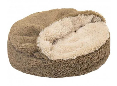 Лежак Дарелэнд Zoom Круглый Furry с Карманом 50*50*17см Rp9200