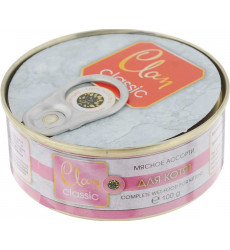 Консервы Clan Classic (Клэн Классик) Для Котят Мясное Ассорти Паштет 100г (1*60)