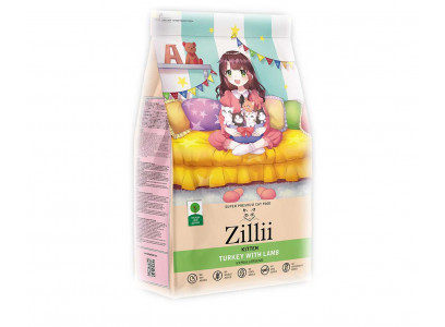 Сухой Корм Zillii (Зилли) Для Котят Индейка и Ягненок Kitten 5658100 400г (1*28) 