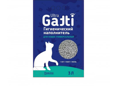 Наполнитель Gatti (Гатти) Ultra Универсальный Для Кошек 3л 