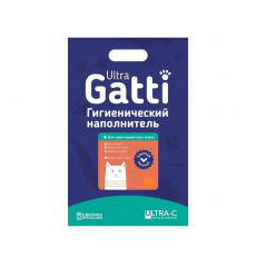 Наполнитель Gatti (Гатти) Ultra 6л Минеральный Для Короткошерстных Кошек (1*4)