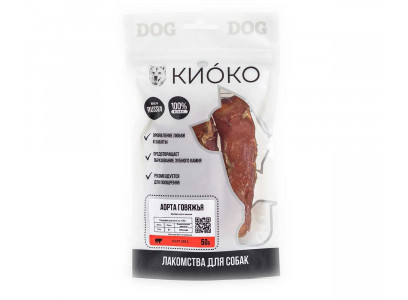 Лакомство Киоко Для Собак Аорта Говяжья 50г 