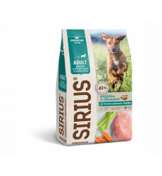 Сухой Корм Sirius (Сириус) Для Собак Крупных Пород Индейка и Овощи 15кг
