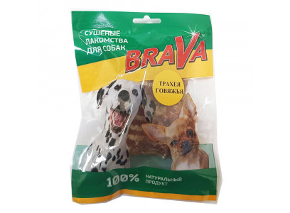 Лакомство Для Собак Brava (Брава) Трахея Говяжья Малая 8см  