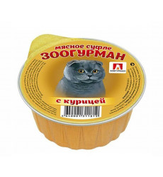 Консервы Zoogurman (Зоогурман) Для Кошек Курица Суфле Ламистер 100г 1819