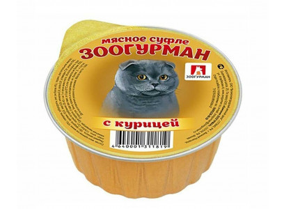 Консервы Zoogurman (Зоогурман) Для Кошек Курица Суфле Ламистер 100г 1819 
