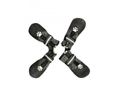 Сапожки Pet Fashion (Пет Фешн)Для Собак Hb10 Speed Dog M Черный Светоотражающие