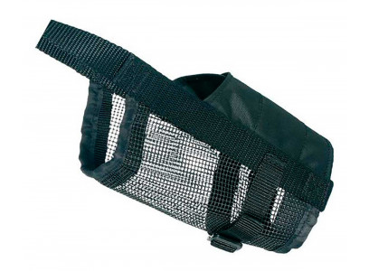 Намордник Для Собак Trixie (Трикси) с Сеткой Нейлон Черный L-XL 22-34см 19265 