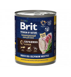 Консервы Brit (Брит) Для Собак Баранина и Рубец Premium By Nature 850г 5051182