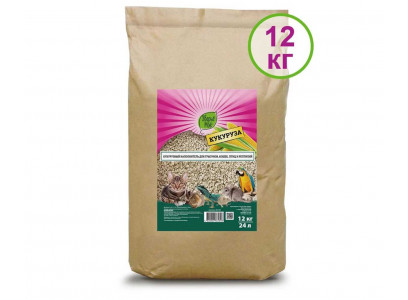 Наполнитель Зверье Мое 12кг Кукурузный