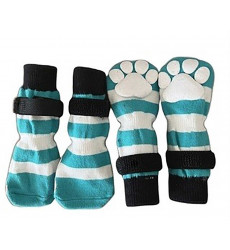 Носки Pet Fashion (Пет Фешн) Для Собак H09 Полоска S Бирюза Липа