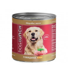 Консервы Dog Lunch (Дог Ланч) Для Собак Говядина в Соусе 750г 4723